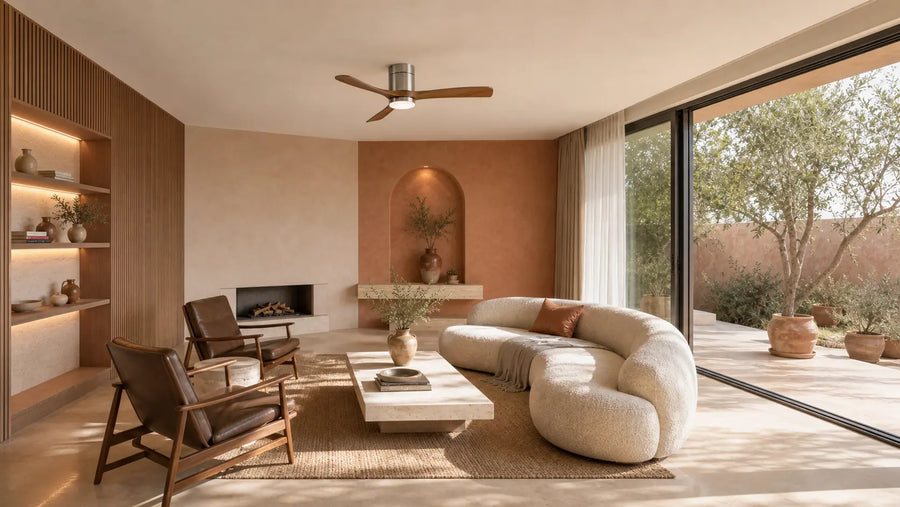 Où placer un ventilateur de plafond pour être efficace ? Oléa | Réinventez votre confort.