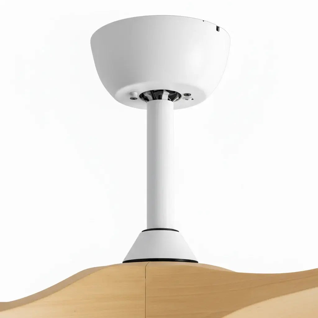 Ventilateur de plafond bois clair sans éclairage Oléa